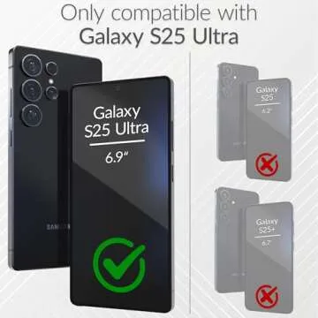 Crave Dual Guard Compatible with Samsung Galaxy S25 Ultra Case, Shockproof Protection Dual Layer Cas...