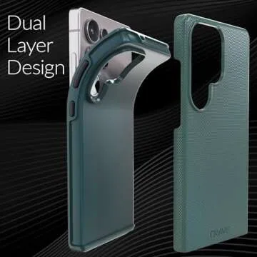 Crave Dual Guard Compatible with Samsung Galaxy S25 Ultra Case, Shockproof Protection Dual Layer Case for Samsung Galaxy S25 Ultra - Forest Green