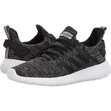 adidas mens Lite Racer Byd Running Shoe, Black/White/Black, 10.5 US