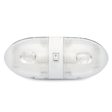 Lumitronics Ceiling Dome Light for Camper - Easy Installation