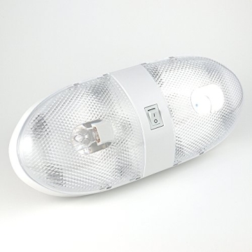 Lumitronics Ceiling Dome Light for Camper - Easy Installation