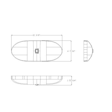 Lumitronics Ceiling Dome Light for Camper - Easy Installation