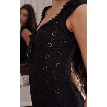 Chic Puff Sleeve Long Bustier Dress for Stylish Women