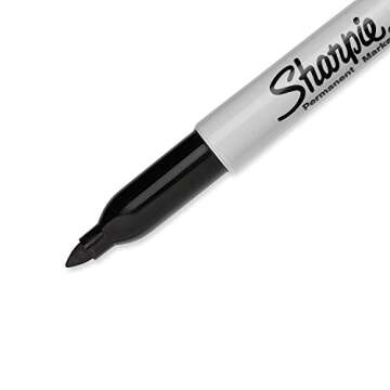 Sharpie Fine Point Permanent Markers - 3 Count Black