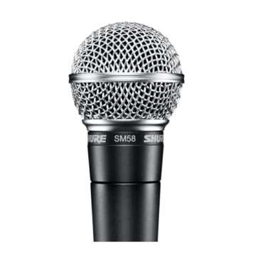 Shure SM58-LC Vocal Microphone with XLR Cable and Accessories 
