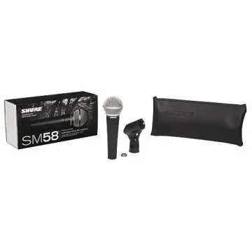 Shure SM58-LC Microphone Bundle for Clear Vocal Performance