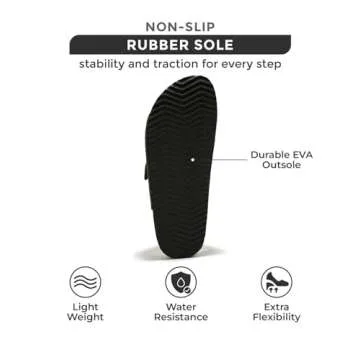 Project Cloud 100% Genuine Leather Mens Sandals with Memory Foam - Men Footwear & Slides for Men with Cork Footbed - Flip Flops for Men with Straps - Non-Slip Sandals Men (Arizona, Taupe, 13)