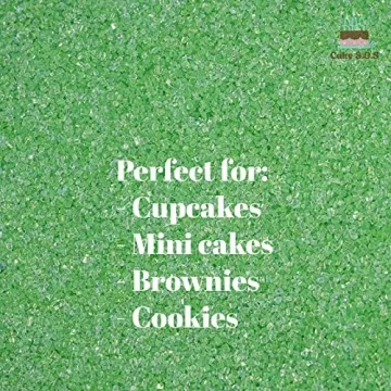 Vibrant Sanding Sugar Green 16 Oz for Baking