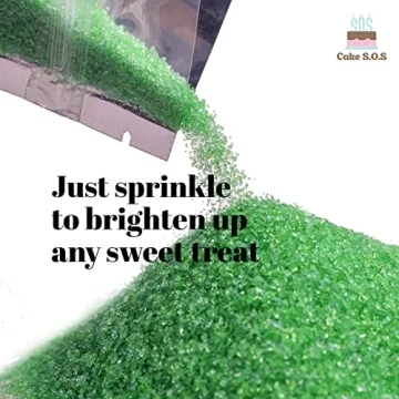 Vibrant Sanding Sugar Green 16 Oz for Baking