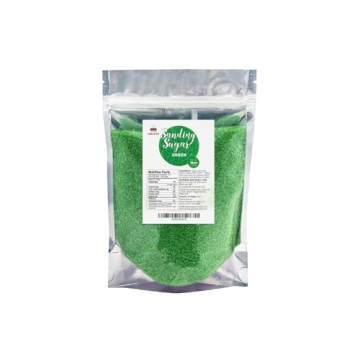 Vibrant Sanding Sugar Green 16 Oz for Baking