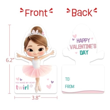 Adorable Ballerina Scrunchie Cards - Perfect for Kids