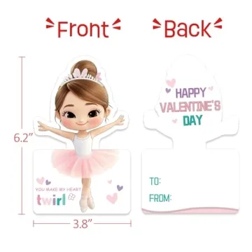 Adorable Ballerina Scrunchie Cards - Perfect for Kids