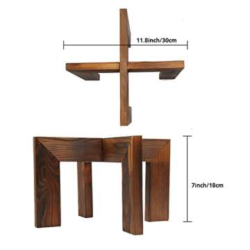 Gendral Forwepup Wood Plant Stand for Indoor Plants