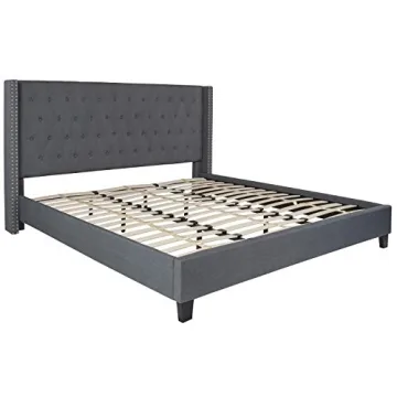 Flash Furniture King Size Upholstered Platform Bed