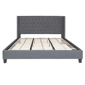 Flash Furniture King Size Upholstered Platform Bed