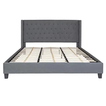 Flash Furniture King Size Upholstered Platform Bed