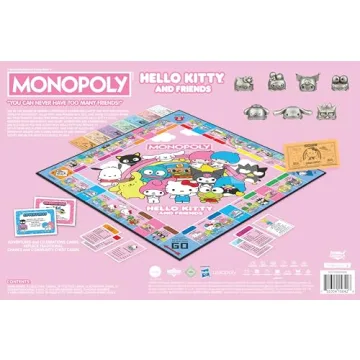 Hello Kitty Monopoly Game for Family Fun and Friends