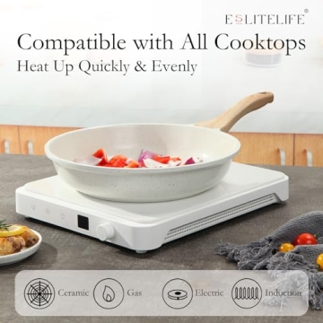 Nonstick Ceramic Frying Pan - 8" Kitchen Essential