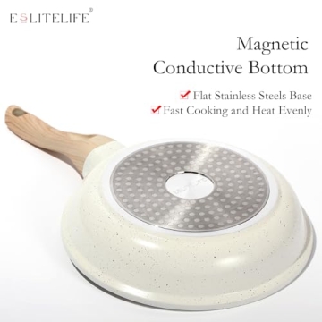 Nonstick Ceramic Frying Pan - 8" Kitchen Essential