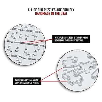 The Clearly Impossible Puzzle 100, 200, 500, 1000 Piece Hard Puzzles - Cool, Difficult & Funny for Adults