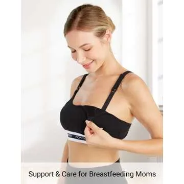 Momcozy Racerback Pumping Bra Hands-Free Nursing Bra