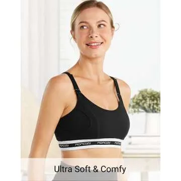 Momcozy Racerback Pumping Bra Hands-Free Nursing Bra