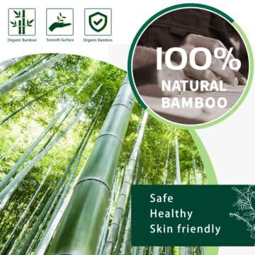 Renook Bamboo Back Scratcher - Curved Handle for Comfort