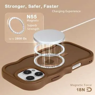 Stylish Amzfield Magnetic iPhone 16 Pro Max Case with Protection