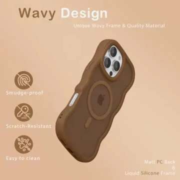 Stylish Amzfield Magnetic iPhone 16 Pro Max Case with Protection