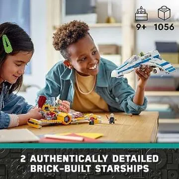 Lego Star Wars: Ahsoka New Republic E-Wing vs. Shin Hati’s Starfighter 75364 Star Wars Playset Bas...