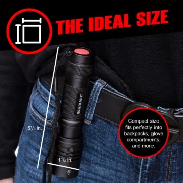 GearLight Mini Tactical Flashlights - High Lumens, Compact, Durable