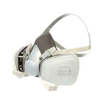 3M Half Facepiece Disposable Respirator Assembly 51P71, NIOSH Approved, Organic Vapor/P95 Respiratory Protection (OV/P95), Small, Permanently Attached Cartridges, 1 Unit