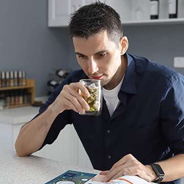 VEVOK CHEF Espresso Glass Cups Double Wall Glass Coffee Mug 8 OZ Insulated Clear Coffee Glass Cup Whiskey Glasses Wine Cups Drinking Glasses Cappuccino Cup Tea Glass Cocktails Latte Cups