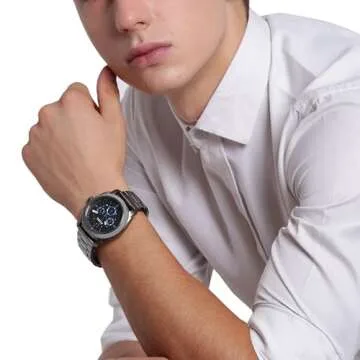 Fossil Men's Machine Chronograph Quartz Watch - Smoke Gray