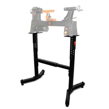 WEN LA8800 225-Pound Capacity Height Adjustable Steel Lathe Stand
