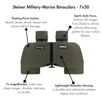 Steiner 7x50 Military-Marine Binoculars for Adventurers