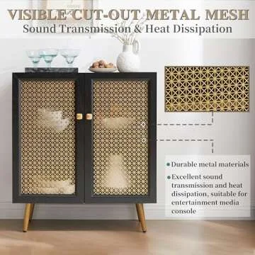 Stylish EDYO LIVING Buffet Cabinet for all Spaces