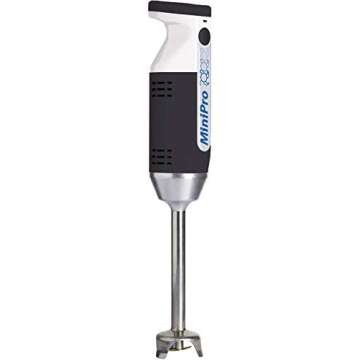 Dynamic MIxers MiniPro MX070.13 4 Qt. Immersion Blender with Variable Speed Motor, 115v, Black