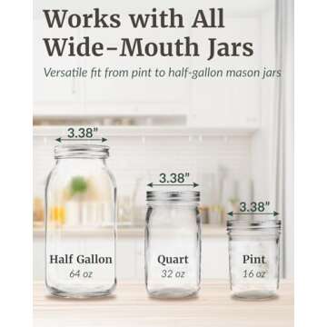 Elementi Fermentation Weight Set - Perfect for Mason Jars