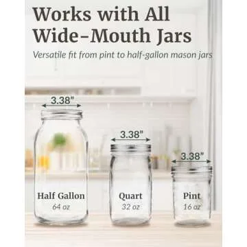 Elementi Fermentation Weight Set - Perfect for Mason Jars