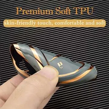 Cacacar Chevy GMC Key Fob Cover | Stylish Ivory Protection