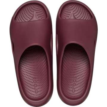 Mellow Recovery Slides - Unisex Comfort Sandals in Beetroot