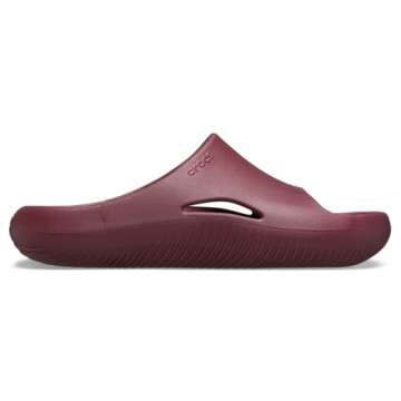 Mellow Recovery Slides - Unisex Comfort Sandals in Beetroot