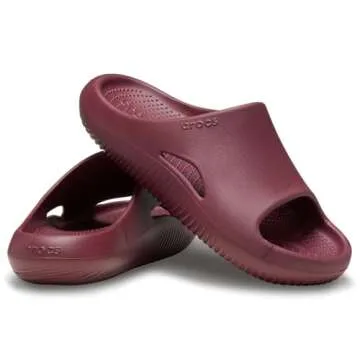 Mellow Recovery Slides - Unisex Comfort Sandals in Beetroot