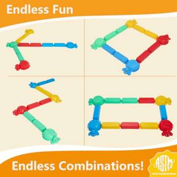 Balance Beams Stepping Stones For Kids - 12 Piece Turtle Jumping Stepping Stones Balance Beams, Toddler Indoor or Outdoor Play Obstacle Course, Sensory Play for Active Kids Ages 2 3 4 5 6 Year Old