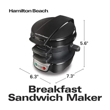 Hamilton Beach Breakfast Sandwich Maker for Easy Breakfasts