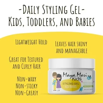 MAYA MARI Kids Hair Styling Gel for Soft, Shiny Hair