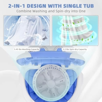 Elevon Mini Portable Washing Machine for Home & RV