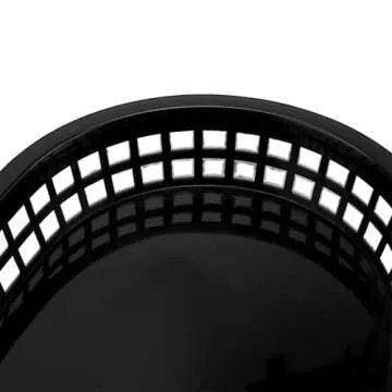 MOUYAT 40 Pack Black Fast Food Baskets for Serving