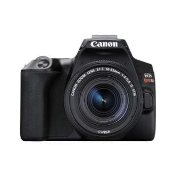 Canon EOS Rebel SL3 DSLR Camera - High-Quality 4K Video with Versatile Features